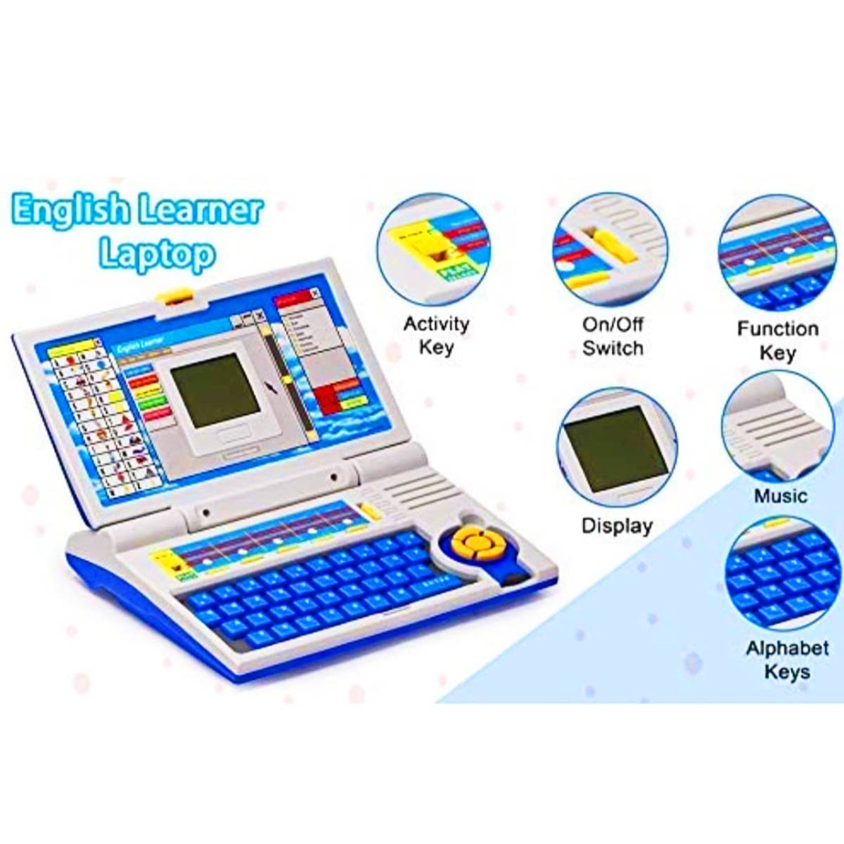 20 Activities English Education Learning Laptop Toy for Kids