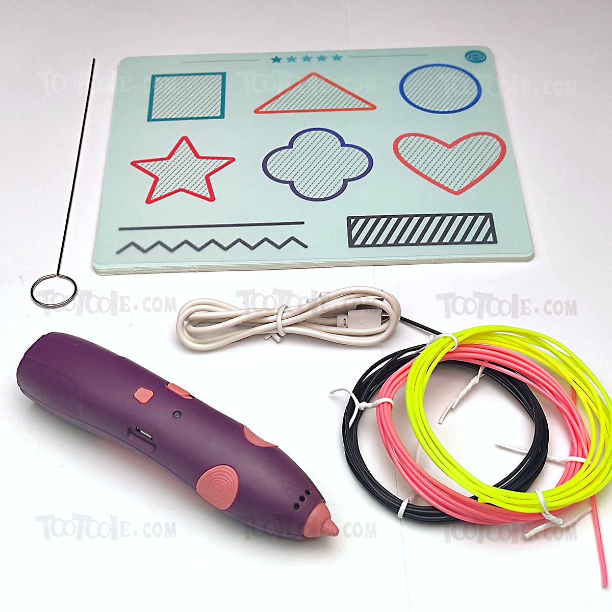 3D Graffiti DIY Printing Doodle Low Temperature Pen for Kids