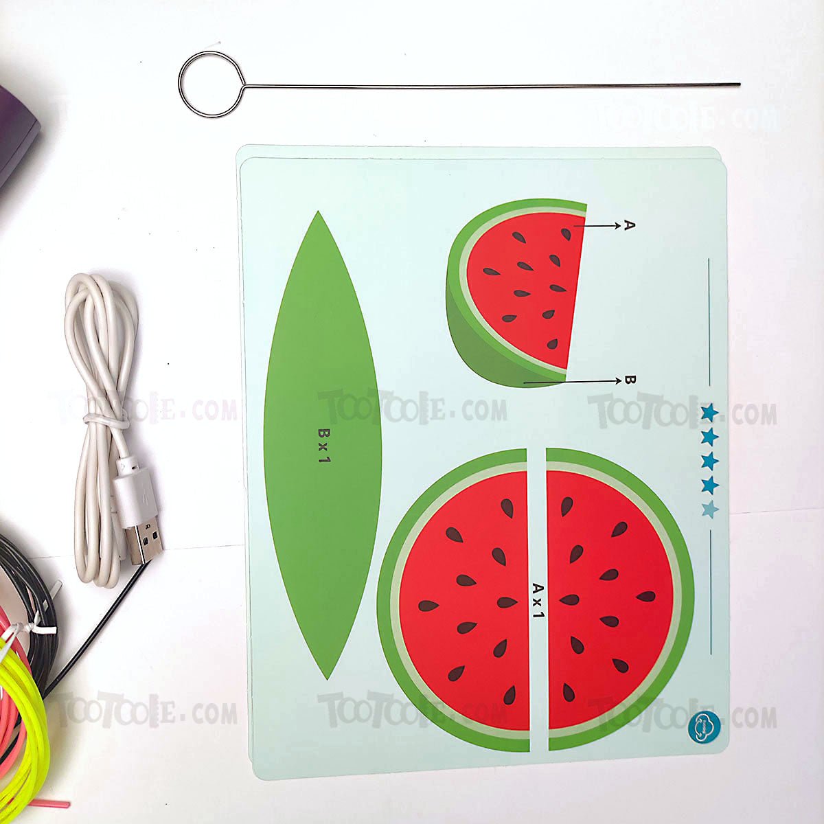 3D Graffiti DIY Printing Doodle Low Temperature Pen for Kids