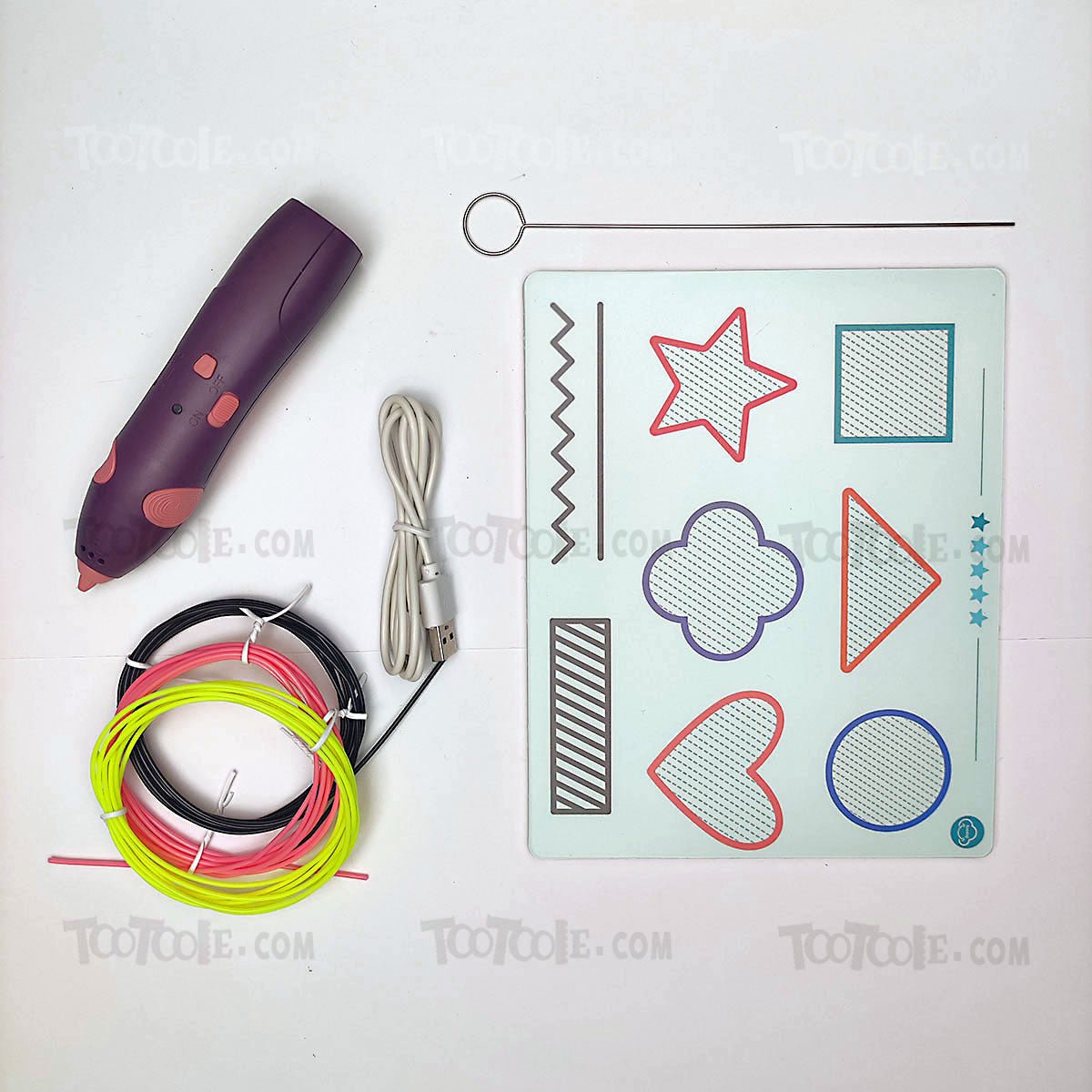 3D Graffiti DIY Printing Doodle Low Temperature Pen for Kids
