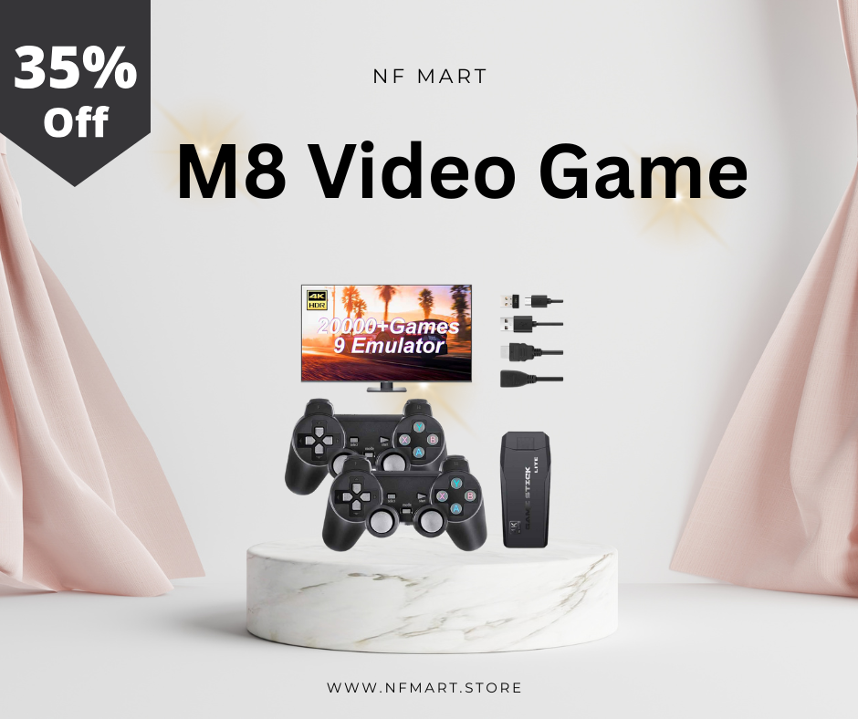 Wireless Retro Game Console with 2 wireless Controller