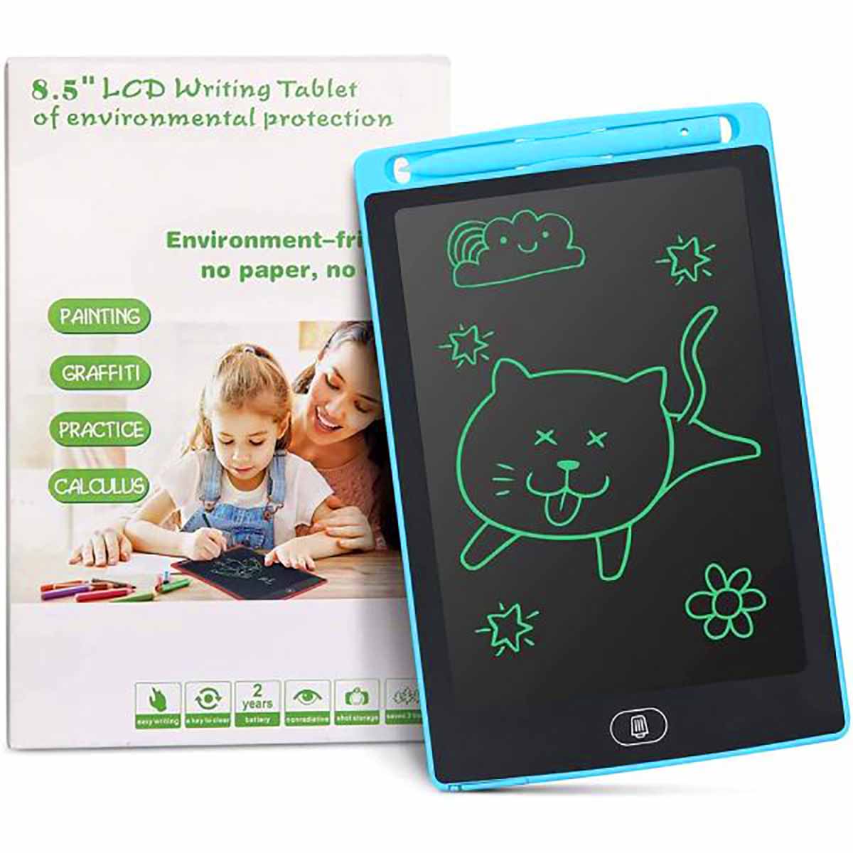LCD Writing Doodle Drawing Creative Digital Eco Friendly No Mess Tab
