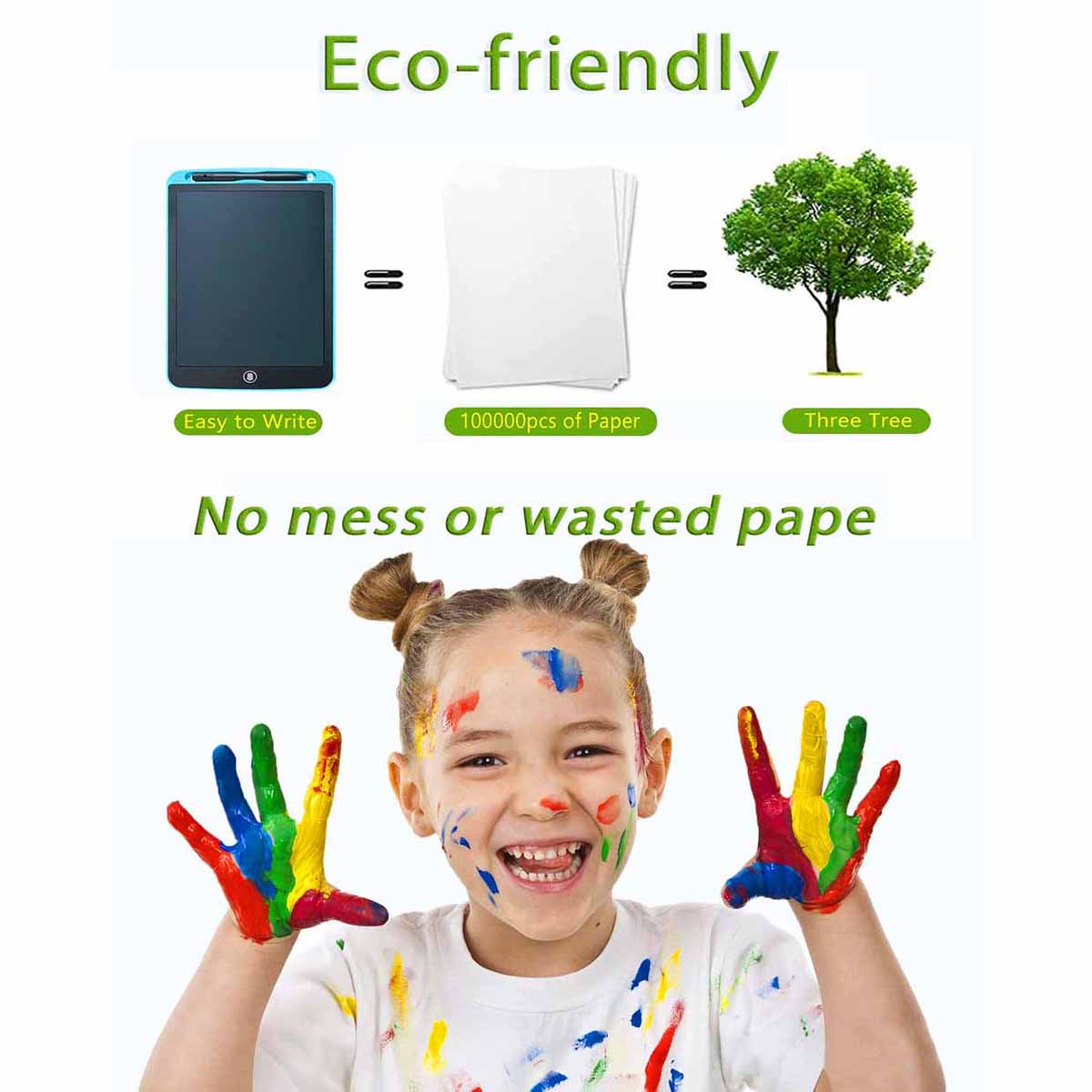 LCD Writing Doodle Drawing Creative Digital Eco Friendly No Mess Tab