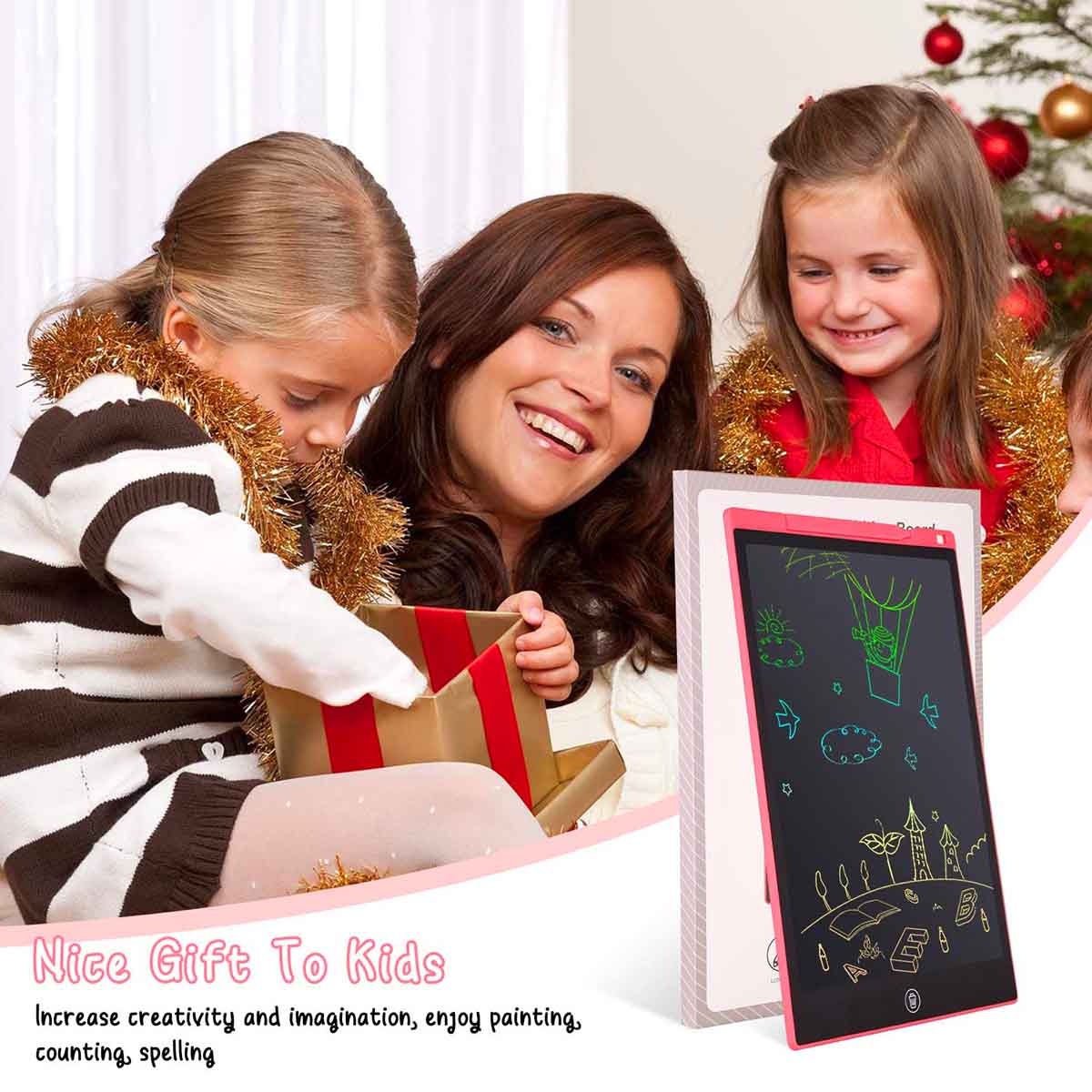 LCD Writing Doodle Drawing Creative Digital Eco Friendly No Mess Tab