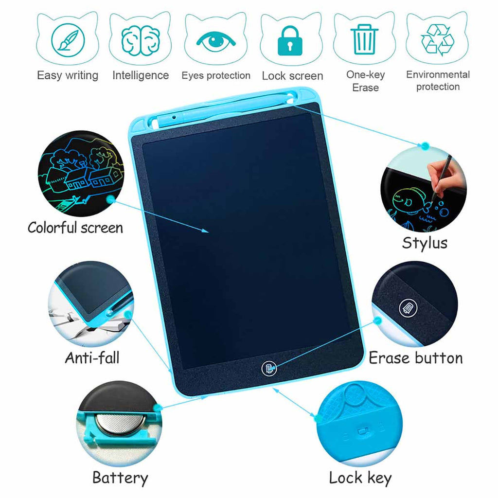 LCD Writing Doodle Drawing Creative Digital Eco Friendly No Mess Tab