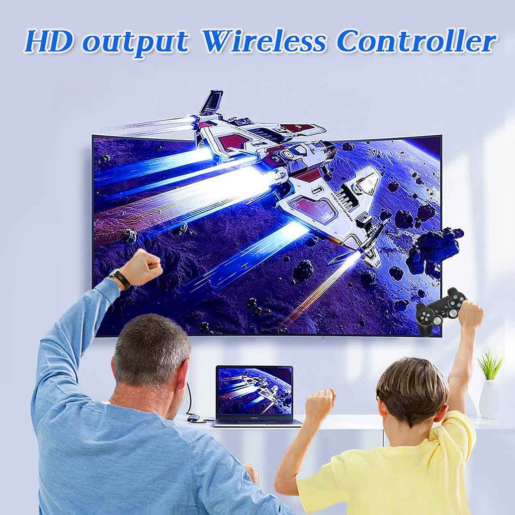 Wireless Retro Game Console with 2 wireless Controller